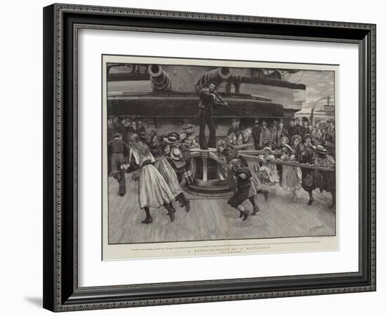 A Mery-Go-Round on a Battleship-Henry Marriott Paget-Framed Giclee Print