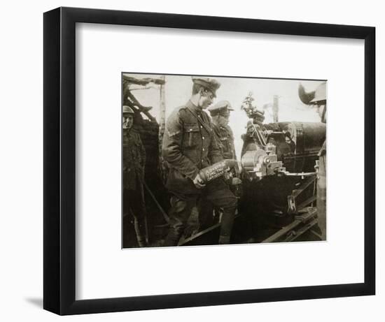 'A message for the Hun', France, World War I, 1916-Unknown-Framed Photographic Print