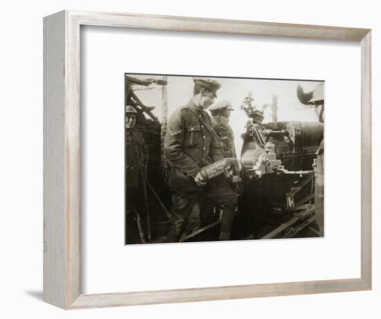 'A message for the Hun', France, World War I, 1916-Unknown-Framed Photographic Print