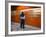 A Mexican Citizen Waits for the Metro to Stop, Mexico City, Mexico-Brent Bergherm-Framed Photographic Print