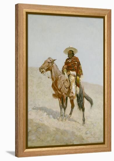 A Mexican Vaquero, 1890-Frederic Remington-Framed Premier Image Canvas