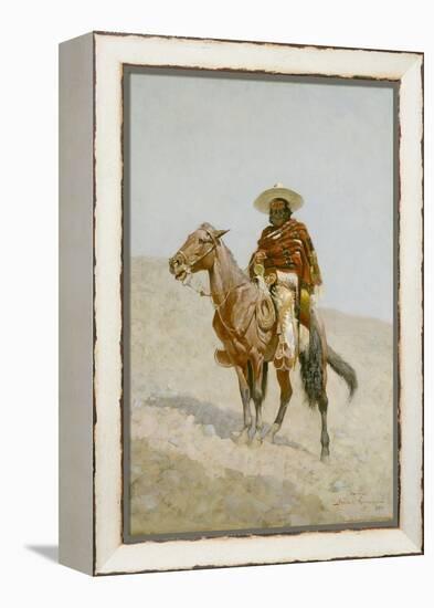 A Mexican Vaquero, 1890-Frederic Remington-Framed Premier Image Canvas