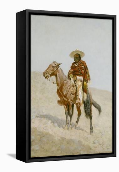 A Mexican Vaquero, 1890-Frederic Remington-Framed Premier Image Canvas