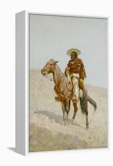 A Mexican Vaquero, 1890-Frederic Remington-Framed Premier Image Canvas