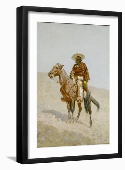 A Mexican Vaquero, 1890-Frederic Remington-Framed Giclee Print