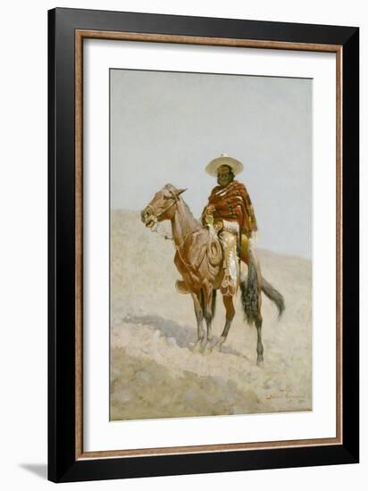 A Mexican Vaquero, 1890-Frederic Remington-Framed Giclee Print