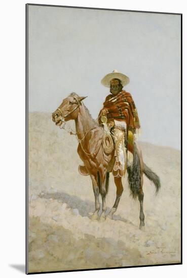 A Mexican Vaquero, 1890-Frederic Remington-Mounted Giclee Print