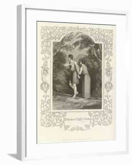 A Midsummer Night's Dream, Act II, Scene II-Joseph Kenny Meadows-Framed Giclee Print