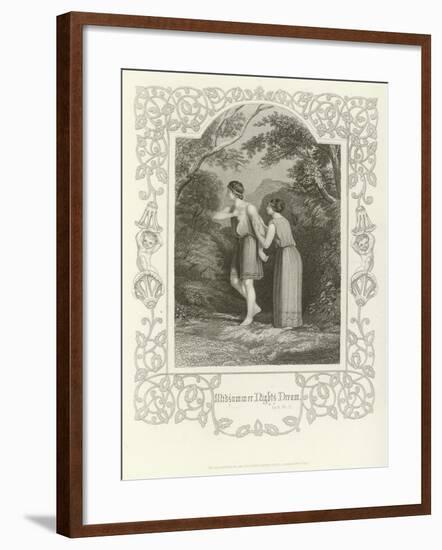 A Midsummer Night's Dream, Act II, Scene II-Joseph Kenny Meadows-Framed Giclee Print