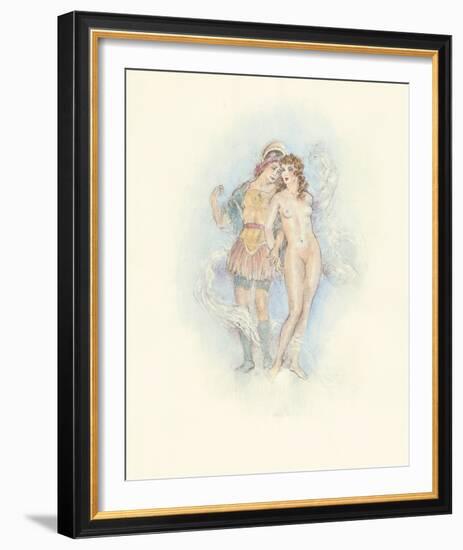 A Midsummer Night's Dream Act III-Edouard Chimot-Framed Premium Giclee Print