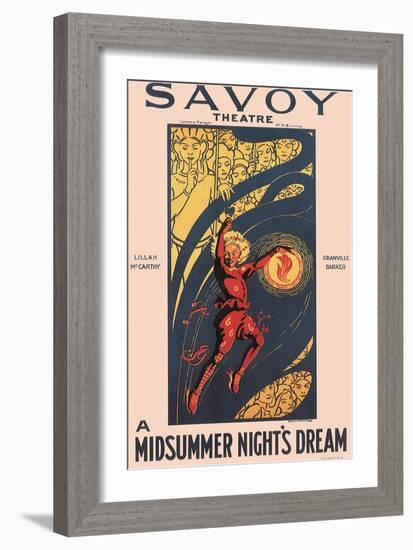 A Midsummer Night's Dream at the Savoy Theatre, c.1914-Graham Robertson-Framed Giclee Print