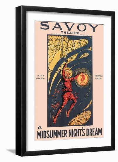 A Midsummer Night's Dream at the Savoy Theatre, c.1914-Graham Robertson-Framed Giclee Print