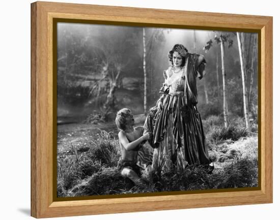 A Midsummer Night's Dream, Mickey Rooney, Olivia De Havilland, 1935-null-Framed Stretched Canvas