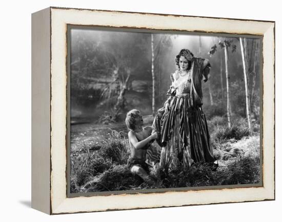 A Midsummer Night's Dream, Mickey Rooney, Olivia De Havilland, 1935-null-Framed Stretched Canvas