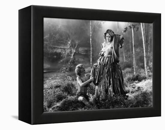 A Midsummer Night's Dream, Mickey Rooney, Olivia De Havilland, 1935-null-Framed Stretched Canvas