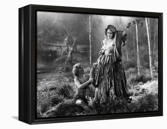 A Midsummer Night's Dream, Mickey Rooney, Olivia De Havilland, 1935-null-Framed Stretched Canvas
