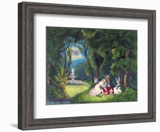 A Midsummer Night's Dream, Pub. by Currier and Ives, New York-Currier & Ives-Framed Giclee Print