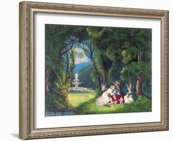 A Midsummer Night's Dream, Pub. by Currier and Ives, New York-Currier & Ives-Framed Giclee Print