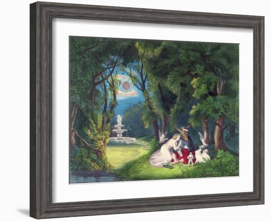 A Midsummer Night's Dream, Pub. by Currier and Ives, New York-Currier & Ives-Framed Giclee Print