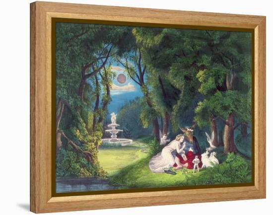 A Midsummer Night's Dream, Pub. by Currier and Ives, New York-Currier & Ives-Framed Premier Image Canvas