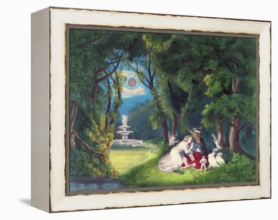 A Midsummer Night's Dream, Pub. by Currier and Ives, New York-Currier & Ives-Framed Premier Image Canvas