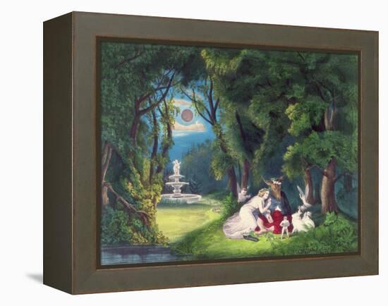 A Midsummer Night's Dream, Pub. by Currier and Ives, New York-Currier & Ives-Framed Premier Image Canvas