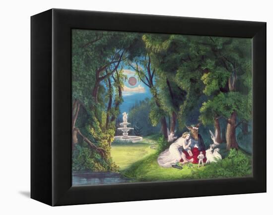 A Midsummer Night's Dream, Pub. by Currier and Ives, New York-Currier & Ives-Framed Premier Image Canvas