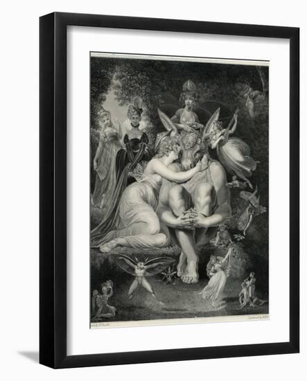 A Midsummer Night's Dream, Titania and Bottom-Rhodes-Framed Photographic Print