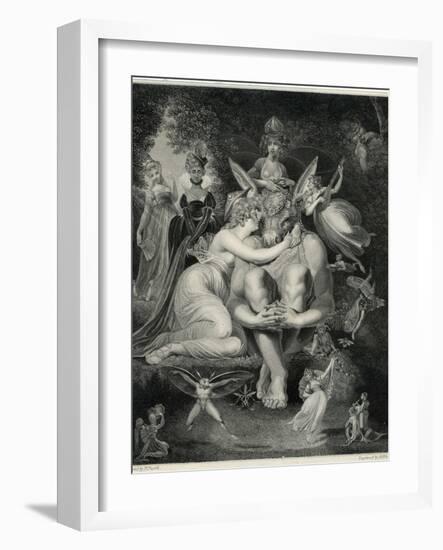 A Midsummer Night's Dream, Titania and Bottom-Rhodes-Framed Photographic Print