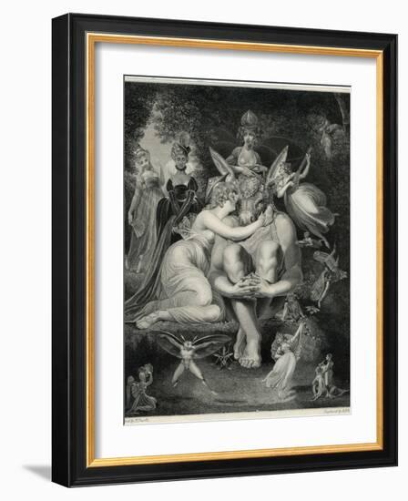 A Midsummer Night's Dream, Titania and Bottom-Rhodes-Framed Photographic Print