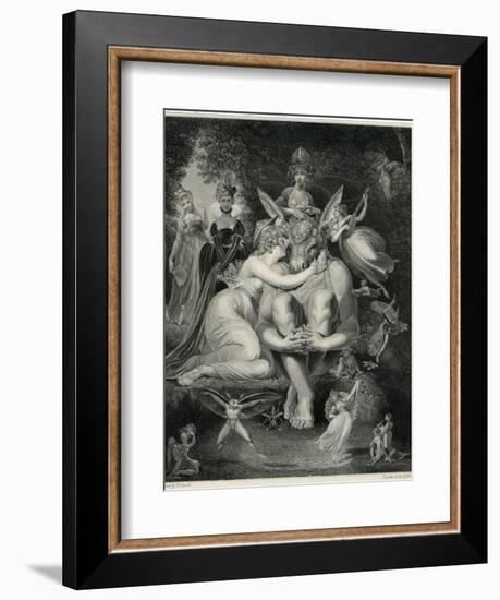 A Midsummer Night's Dream, Titania and Bottom-Rhodes-Framed Photographic Print