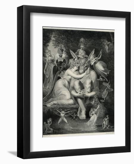 A Midsummer Night's Dream, Titania and Bottom-Rhodes-Framed Photographic Print