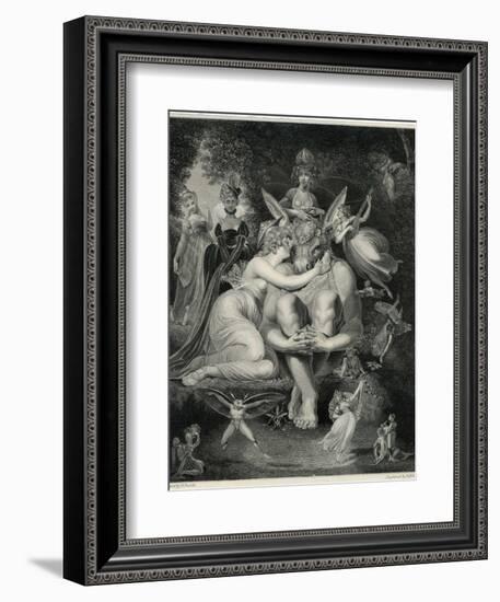 A Midsummer Night's Dream, Titania and Bottom-Rhodes-Framed Photographic Print