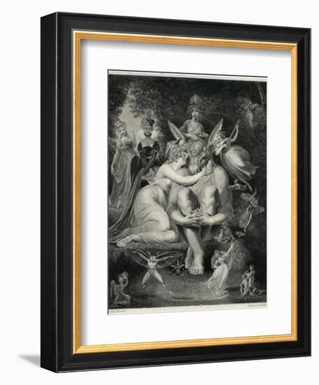 A Midsummer Night's Dream, Titania and Bottom-Rhodes-Framed Photographic Print