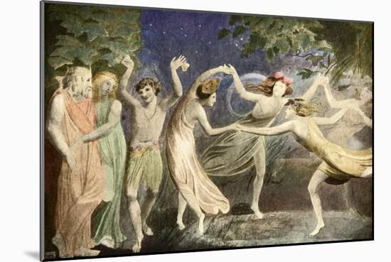 A Midsummer Night's Dream-William Blake-Mounted Giclee Print