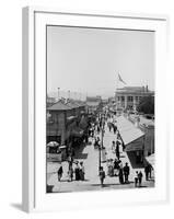 A Midway, Long Beach, California, C.1910-20-null-Framed Photographic Print