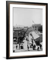 A Midway, Long Beach, California, C.1910-20-null-Framed Photographic Print