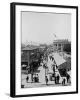 A Midway, Long Beach, California, C.1910-20-null-Framed Photographic Print