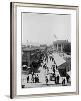 A Midway, Long Beach, California, C.1910-20-null-Framed Photographic Print