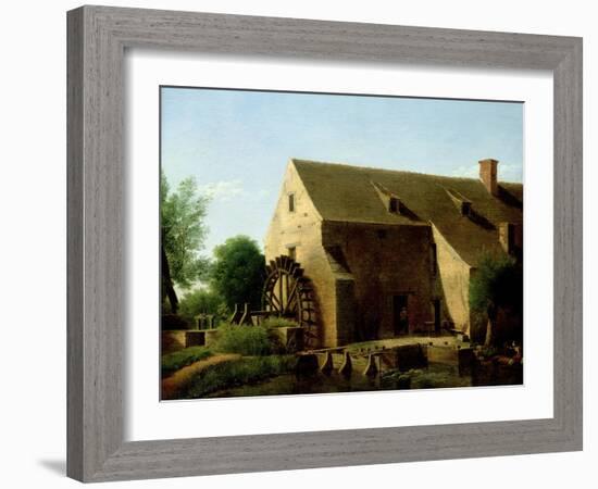 A Mill, 1800-06-Jean Victor Bertin-Framed Giclee Print