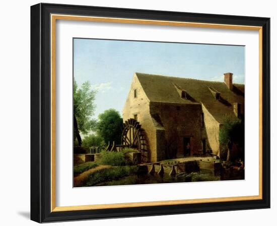 A Mill, 1800-06-Jean Victor Bertin-Framed Giclee Print