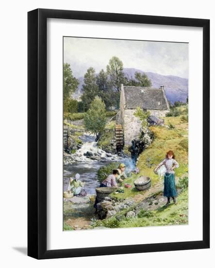 A Mill Pool-Myles Birket Foster-Framed Giclee Print