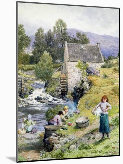 A Mill Pool-Myles Birket Foster-Mounted Giclee Print