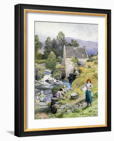 A Mill Pool-Myles Birket Foster-Framed Giclee Print