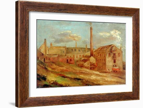 A Mill-null-Framed Giclee Print