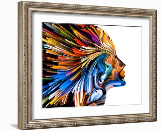 A Mind Painting Backdrop Image-agsandrew-Framed Photographic Print