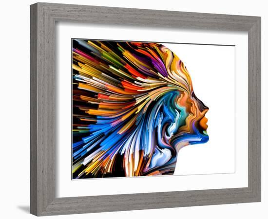 A Mind Painting Backdrop Image-agsandrew-Framed Photographic Print