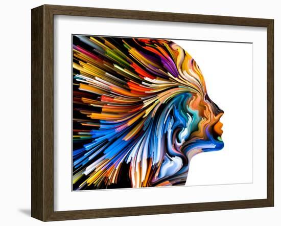 A Mind Painting Backdrop Image-agsandrew-Framed Photographic Print