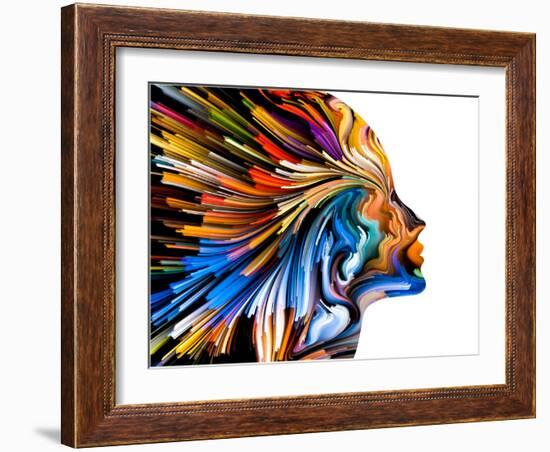 A Mind Painting Backdrop Image-agsandrew-Framed Photographic Print