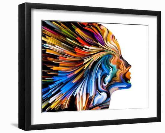 A Mind Painting Backdrop Image-agsandrew-Framed Photographic Print